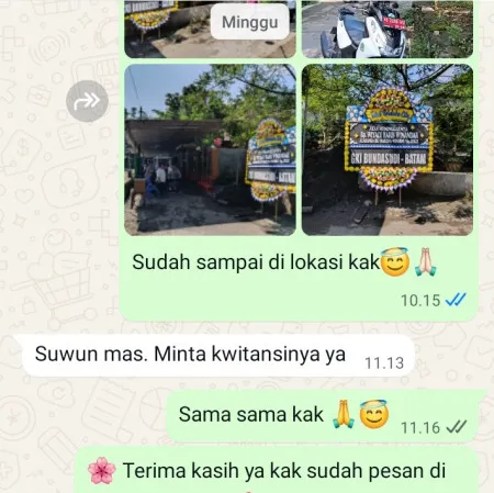 Pengiriman Papan Bunga Duka Silebu Kragilan