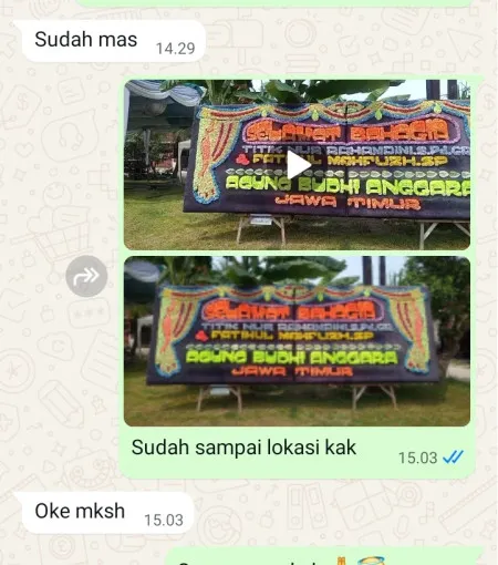 Pengiriman Papan Bunga Silebu Kragilan